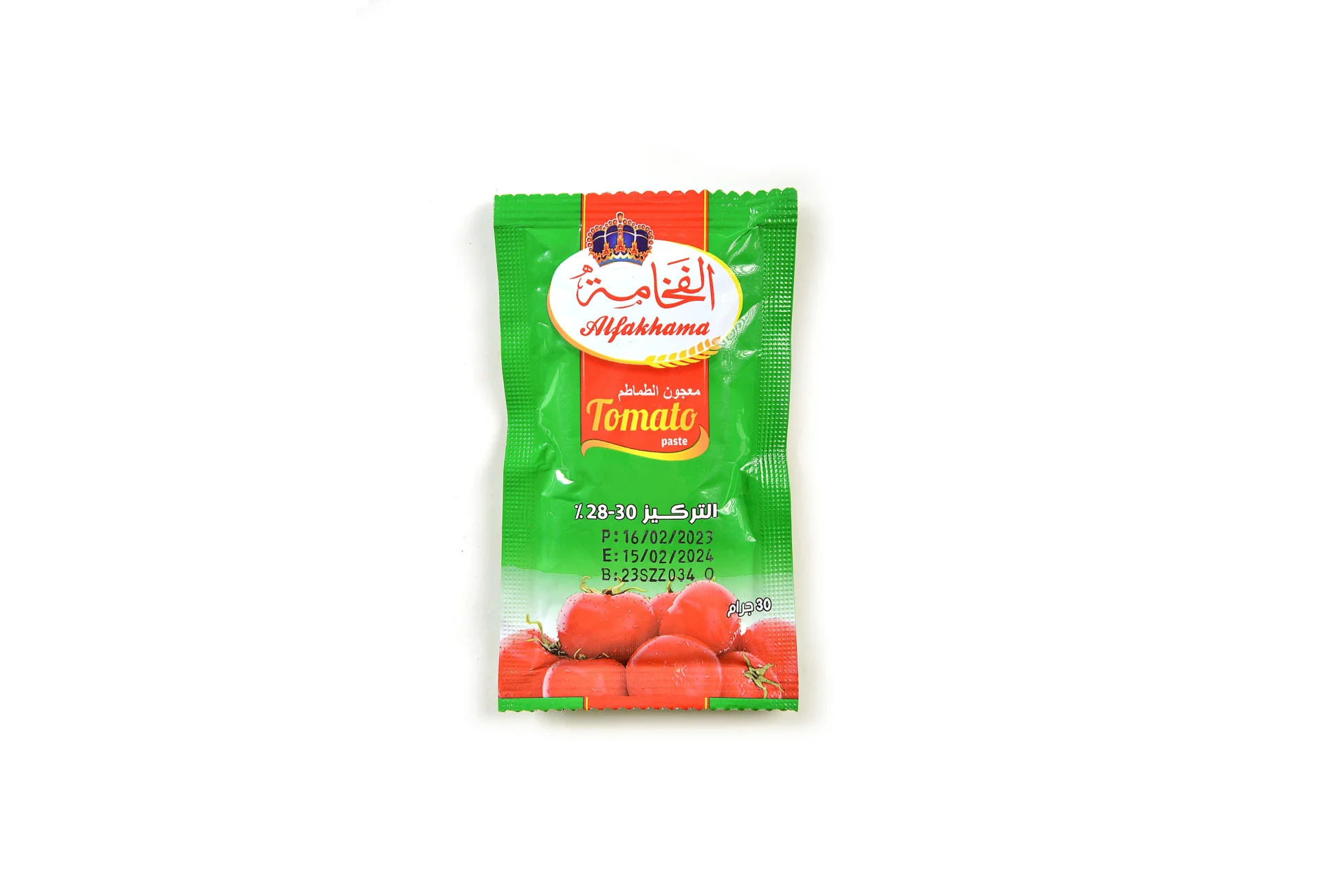 Tomato paste flat sachet