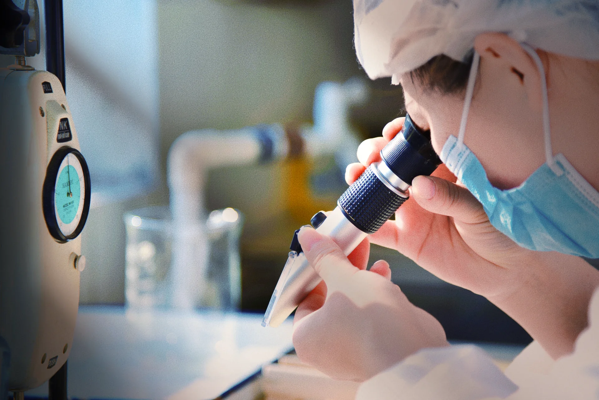 Tomato paste quality control laboratory