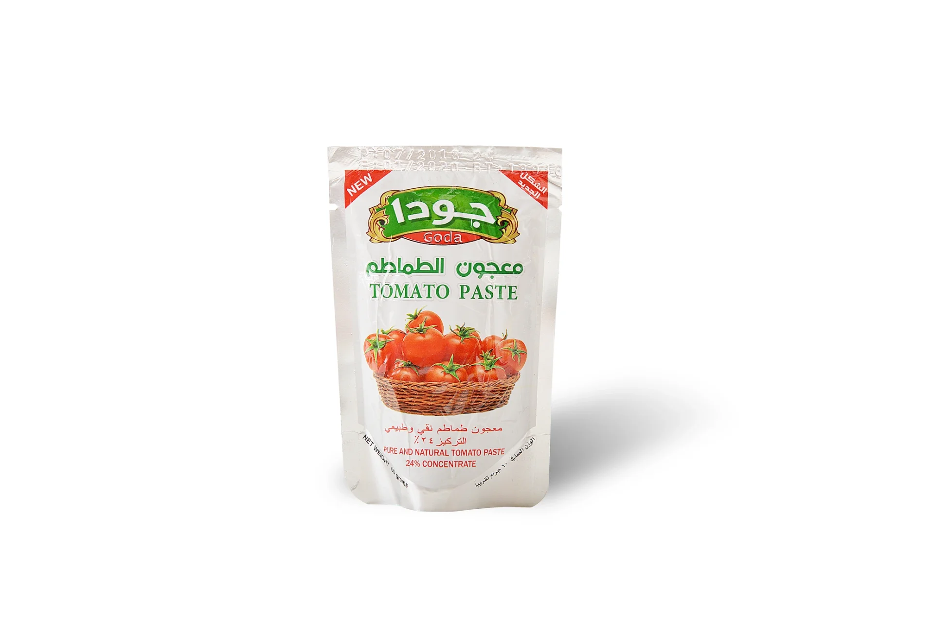 Tomato paste stand-up sachet